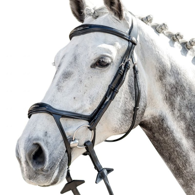 Prestige bridle with “double drop” noseband e143