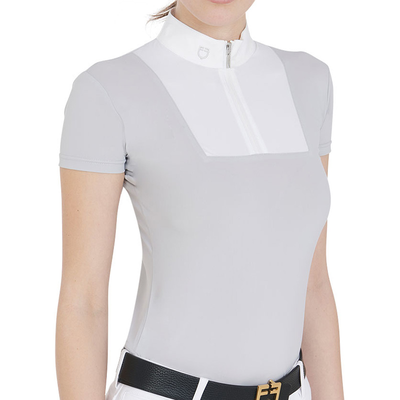 Woman competition technical fabric polo mariam model