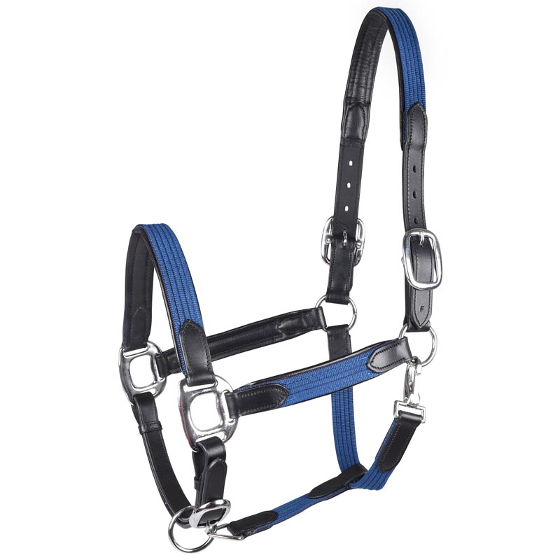 Halter in the leather ribbon