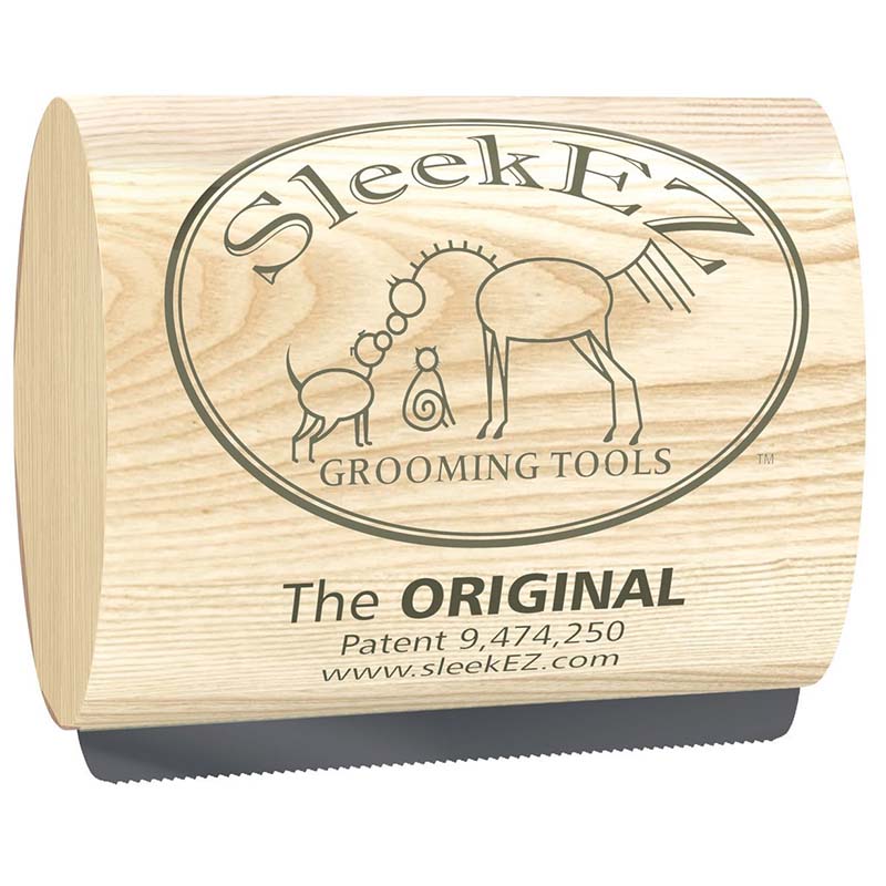 Sleekez brush for cats and small dogs made in u.s.a.