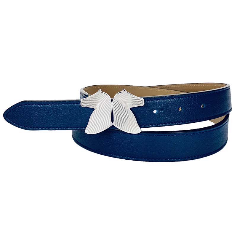 Desori unisex riding belt in calfskin jewel model
