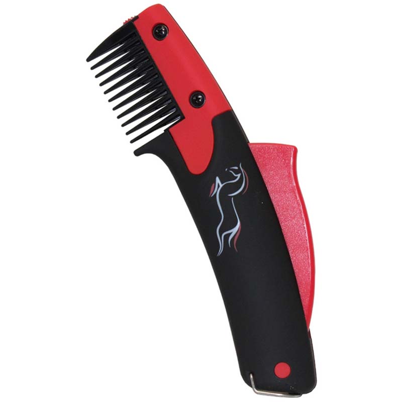 English horse scissor comb with patented solocomb