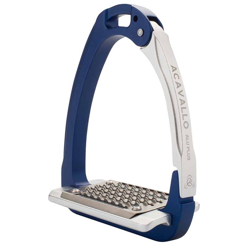 Acavallo alluminium stirrups with laterally opening arena aluplus 2.0 model