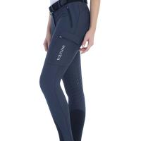 LADIES EQUILINE RIDING BREECHES MODEL CHANTALC WITH GRIP - 9298