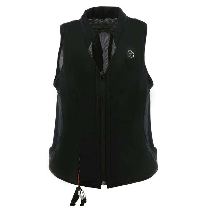 Riding protective vest with airbag equitheme airsafe