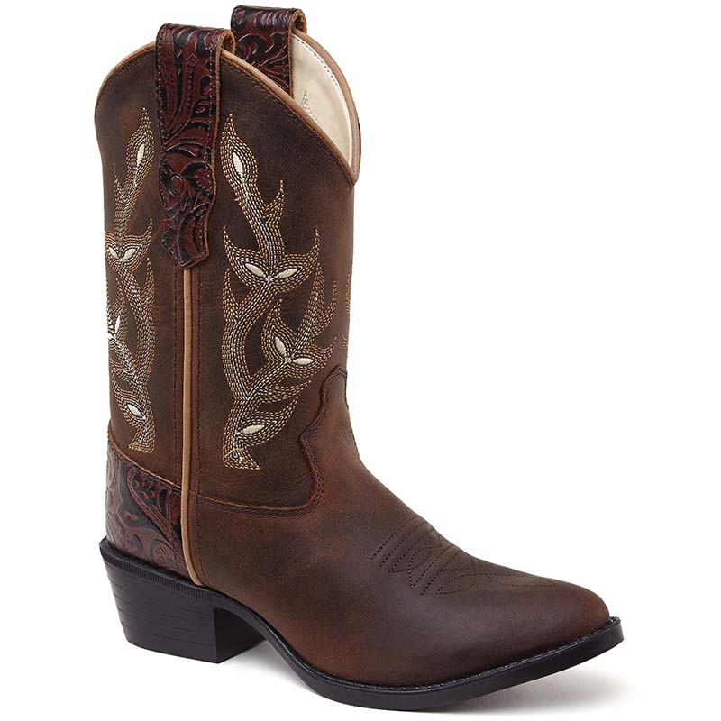 Western junior and ladies pointed boots