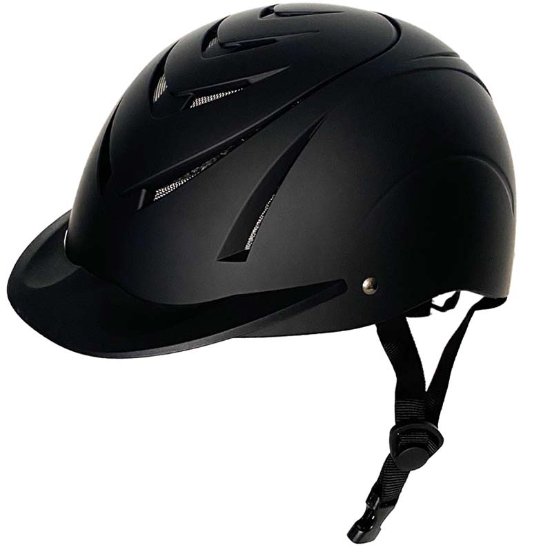 Ventilated adjustable unisex riding helmet