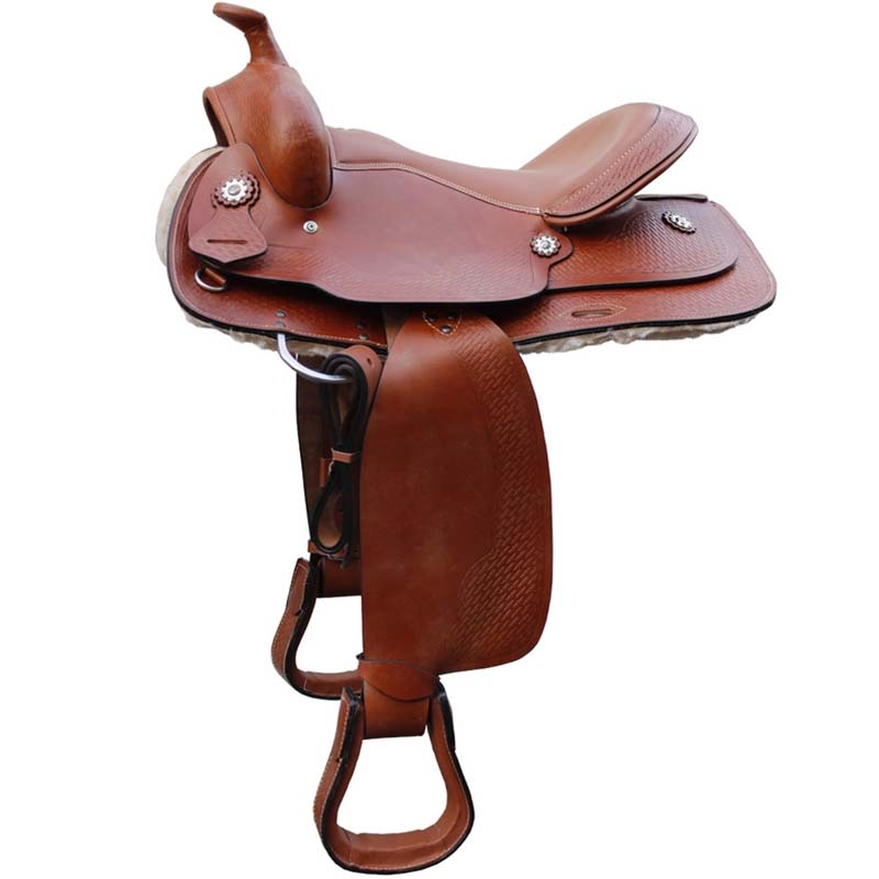 Reining western saddle square skirt