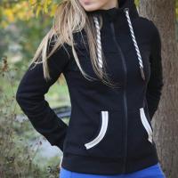 SWEATSHIRT FOR WOMEN AND CHILDREN WITH HIGH NECK PENELOPE model COMÈTE