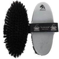 HAAS SCHIMMEL BRUSH for GRAY HORSE WITH PALM FIBER BRISTLES