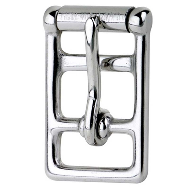 English belly strap buckle mm 26 with double loop with roller