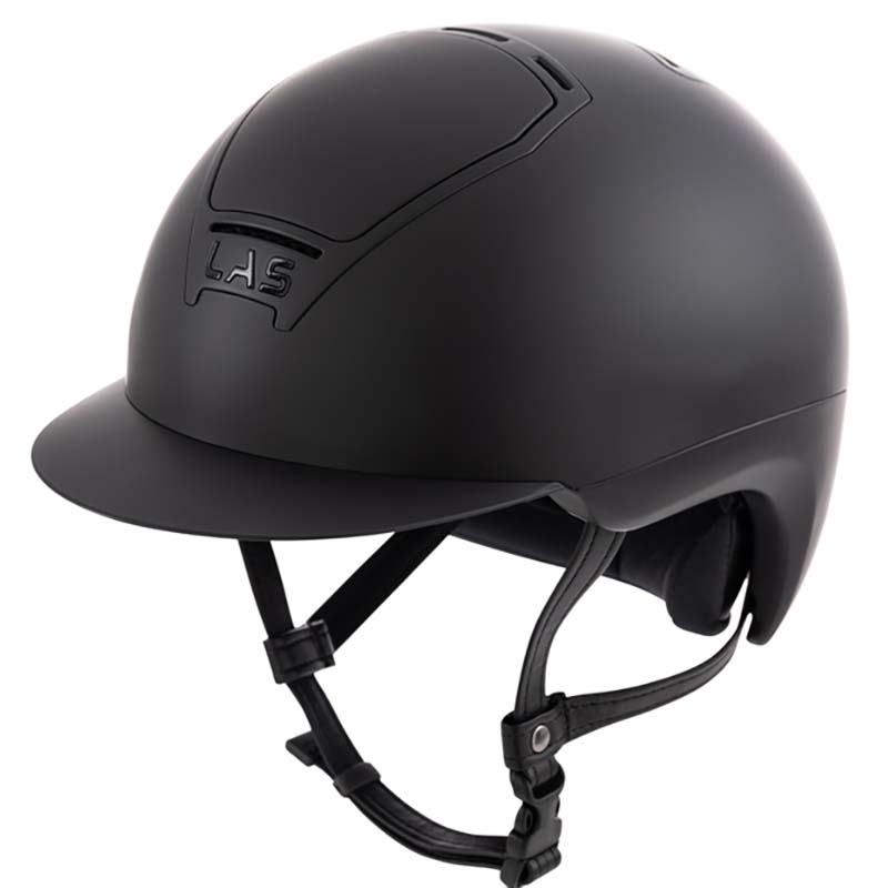 Las riding helmet model opera with visor 