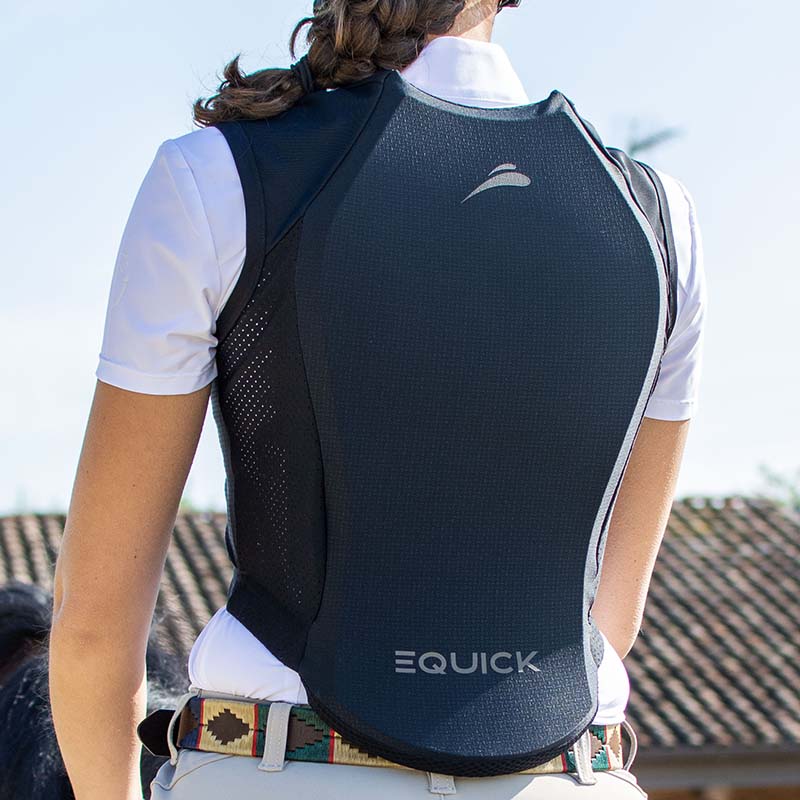 Equick riding back protector unisex model