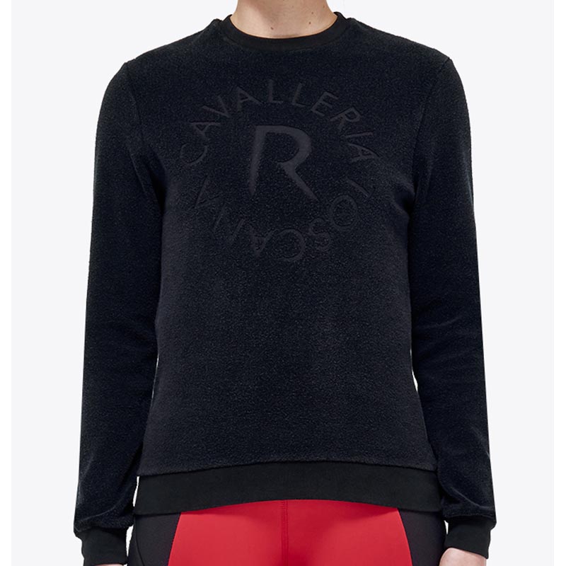 Ladies sweatshirt cavalleria toscana with sponge logo