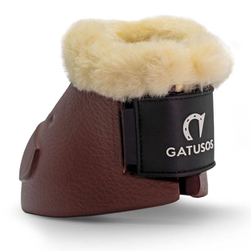 Gatusos royal bell boots with synthetic shearling 
