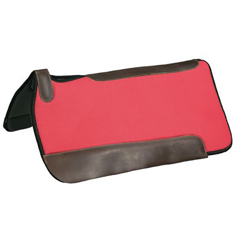 Western pioneer saddle pad with ventilation hole
