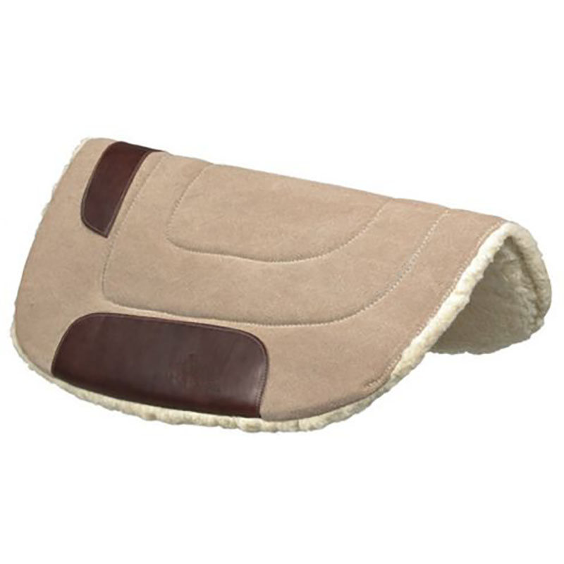 Western pioneer saddle pad for barrel racing