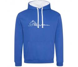 MY SELLERIA HOODIE WITH EMBROIDERY UNISEX BICOLOR LINE - 0025