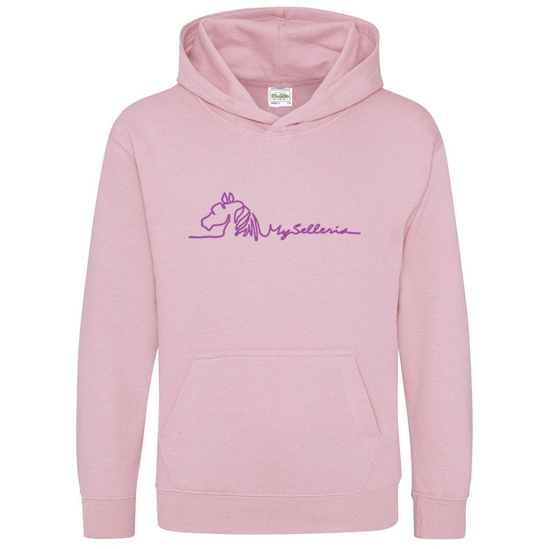 Children hoodie with my selleria embroidery