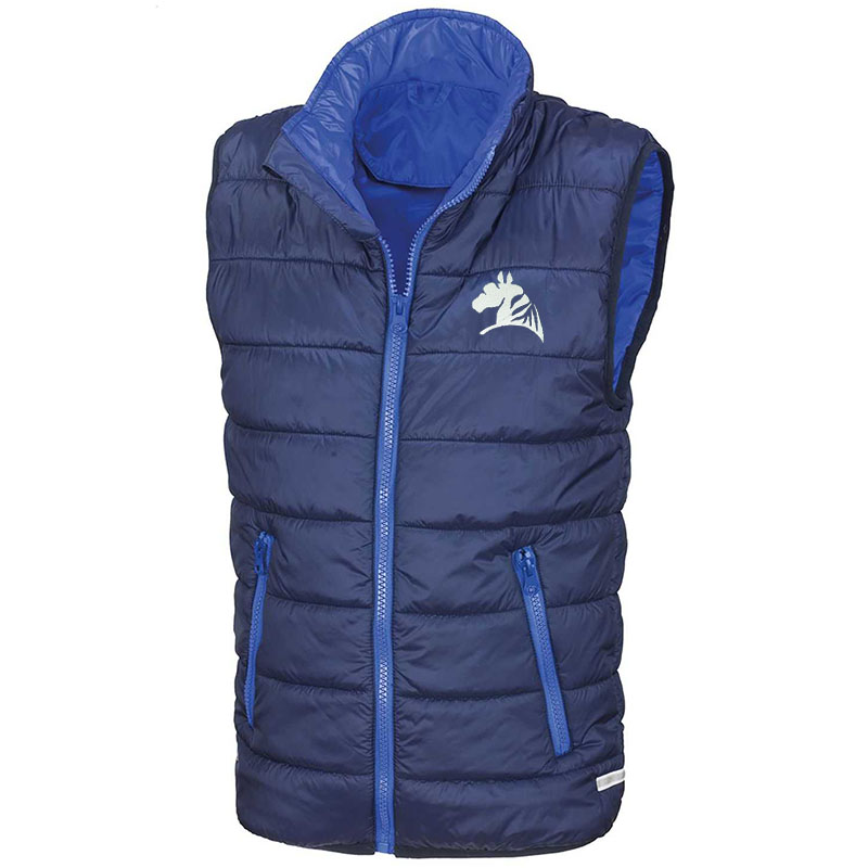 Padded vest for children with my selleria embroidery