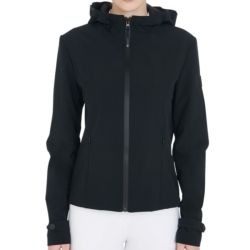 Equestro windproof softshell sports jacket for women