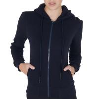EQUESTRO SWEATSHIRT IN SOFT COTTON WITH ZIP and HOOD for WOMEN - 9740