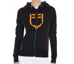 EQUESTRO WOMEN’S SOFT COTTON HOODIE - 9743