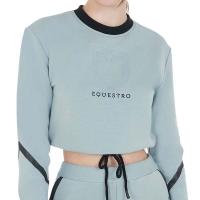 CROPPED CREWNECK SWEATSHIRT EQUESTRO WOMEN