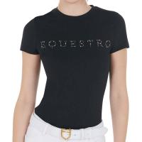 T-SHIRT EQUESTRO FOR WOMEN WITH SHINY WRITING