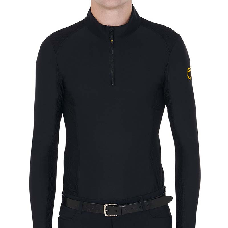Equestro training polo long sleeve for men
