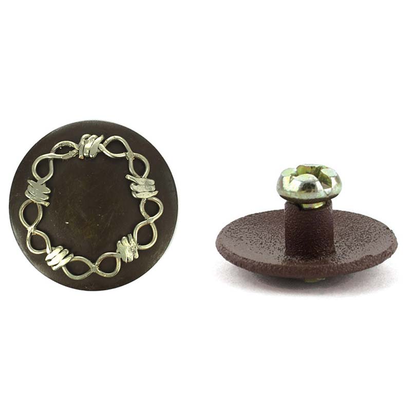 Stud screw burnished decoration chain