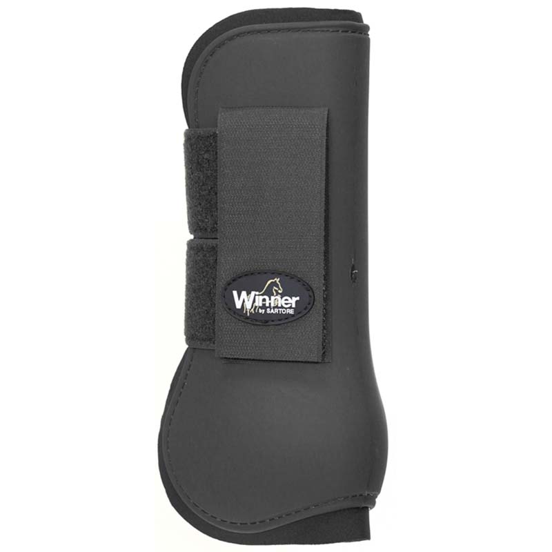 Neoprene covered tendon boots polyurethane shell