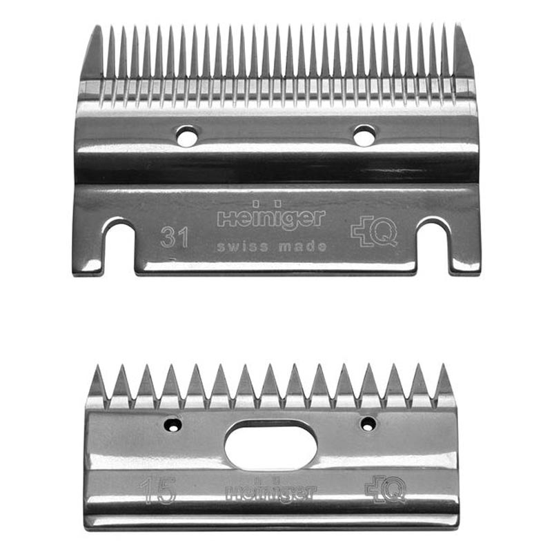 Blades for heiniger clipper medium cut
