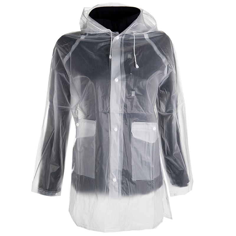 Rain jacket unisex transparent for competition