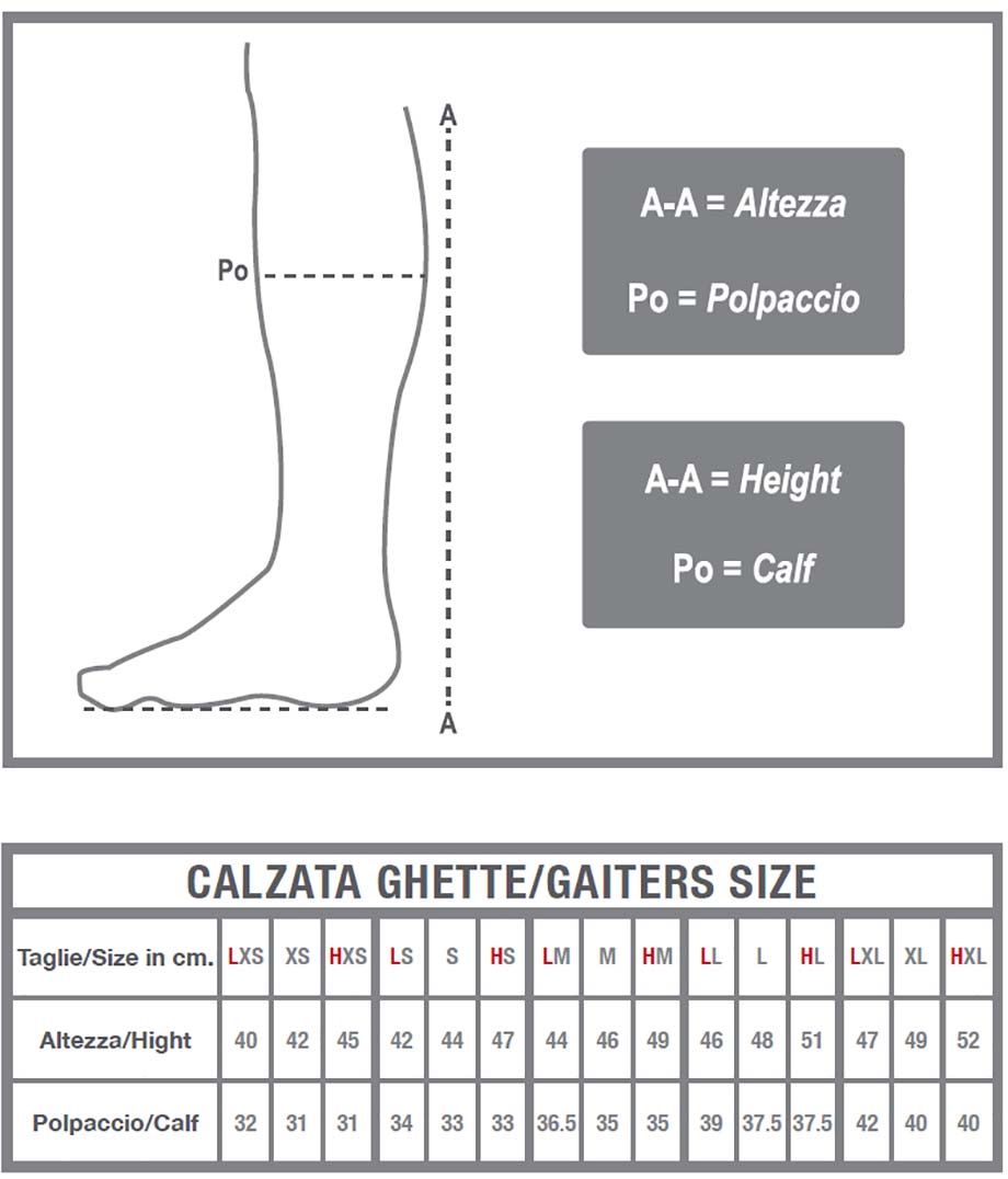 Animo Size Chart