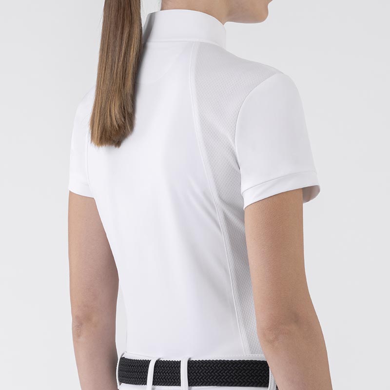 Equiline geak women's short-sleeved competition polo shirt - 2302