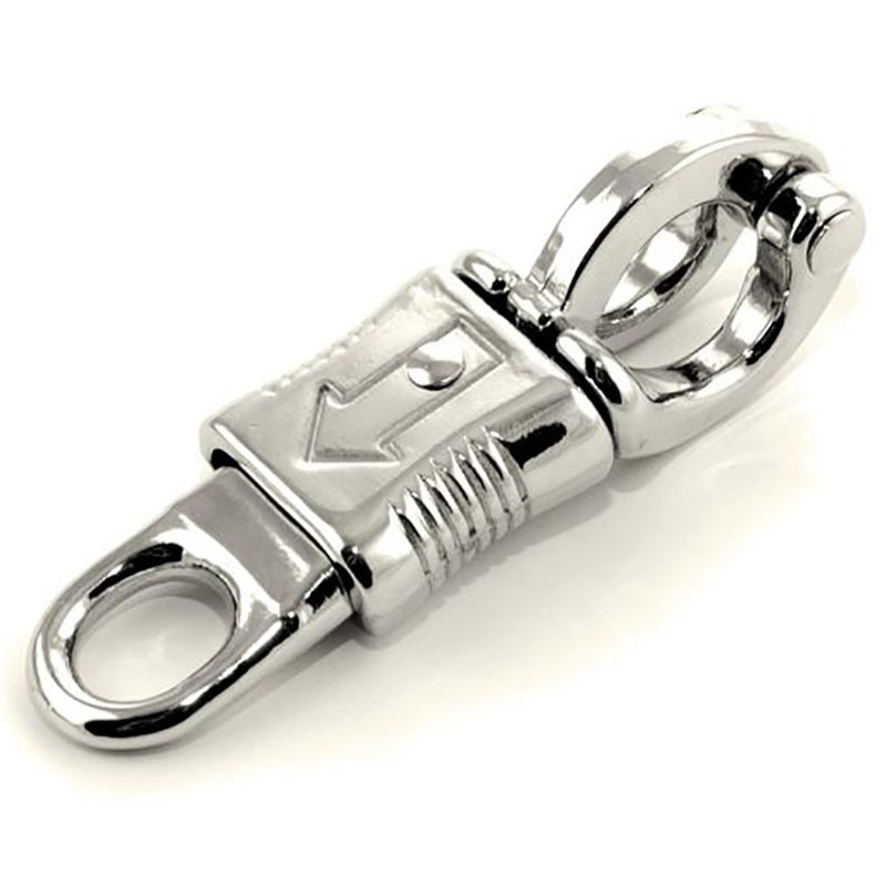 Stainless steel anti-panic snap mm 100