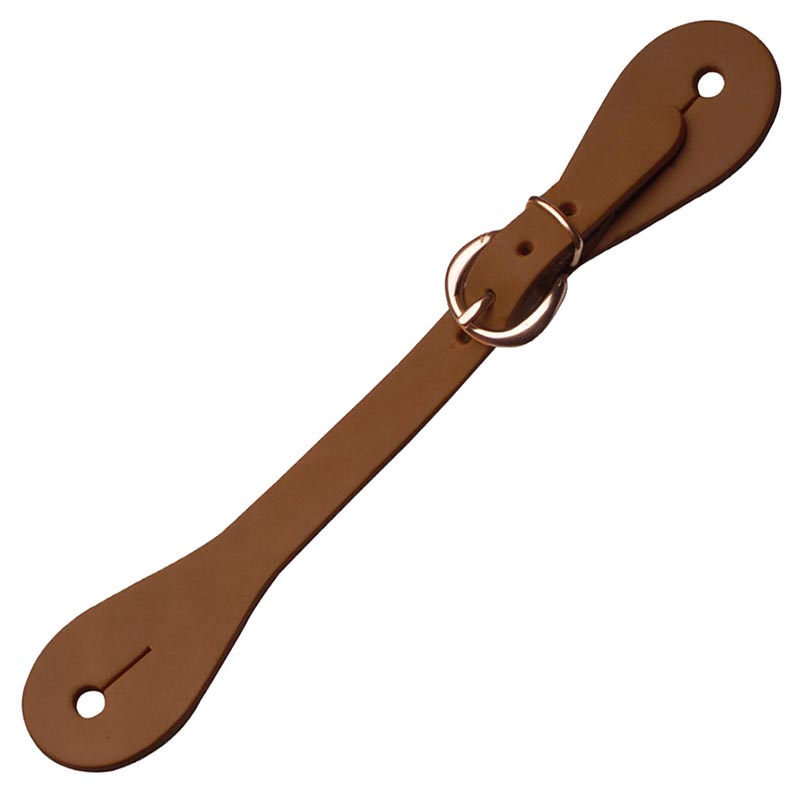 Leather straps for western spurs