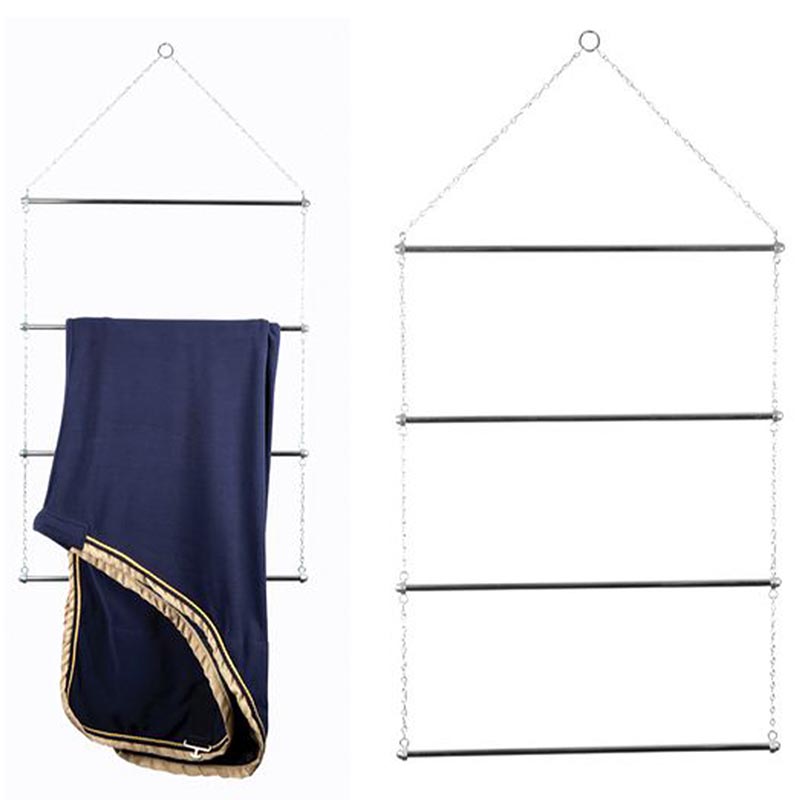 Metal blanket rack