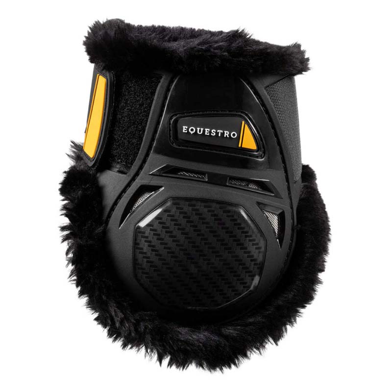 Equestro spider man fetlock boots with synthetic sheepskin - 1679