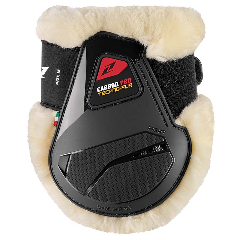 Zandona’ carbon pro techno-fur young fetlock boots fluffy