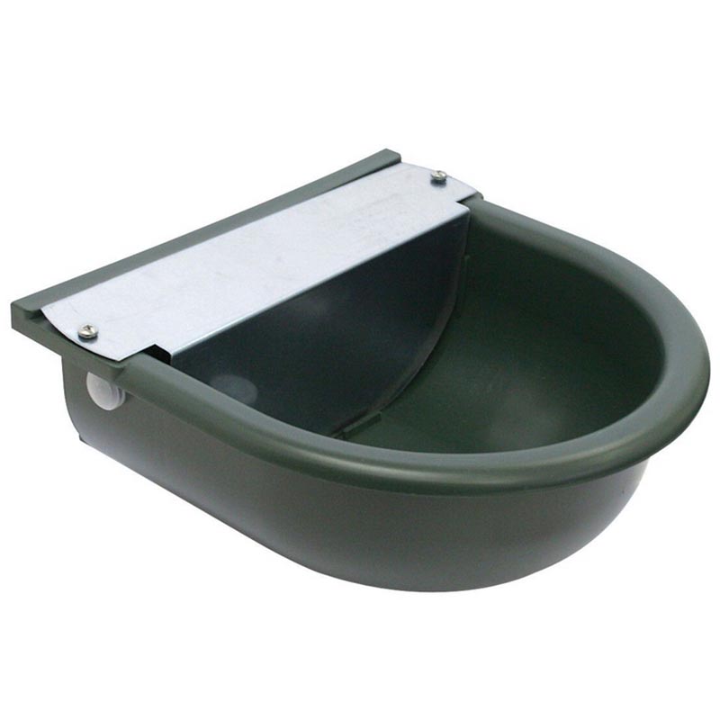 Self leveling plastic drinking bowl