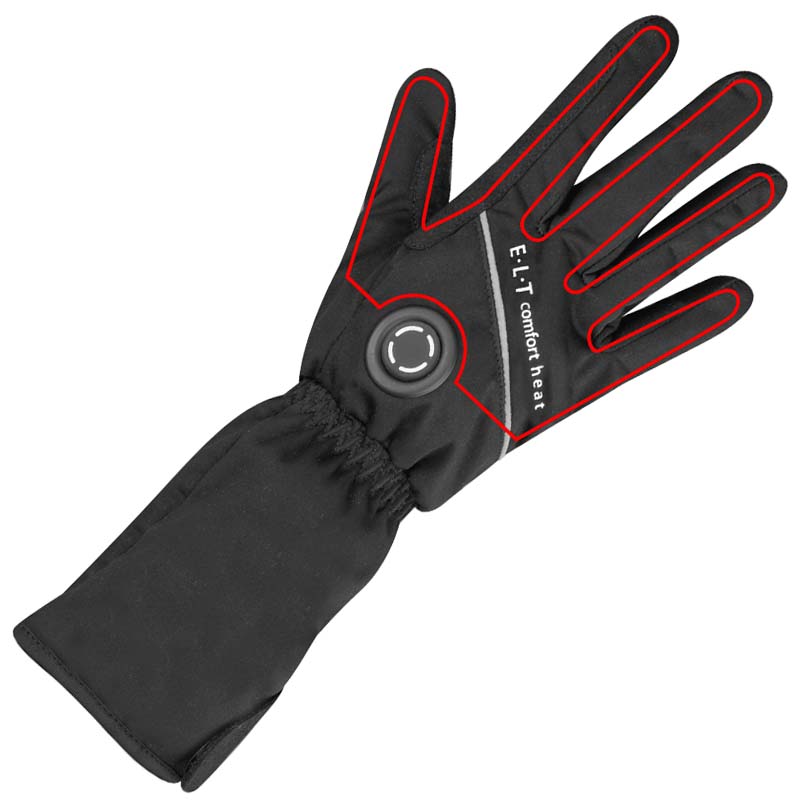 Heated Riding Gloves Unisex ELT Comfort Heat (battery not included) - 2171