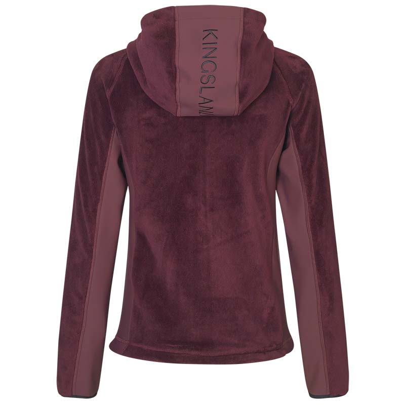Kingsland women's windproof coral fleece hoodie klvania - 9369