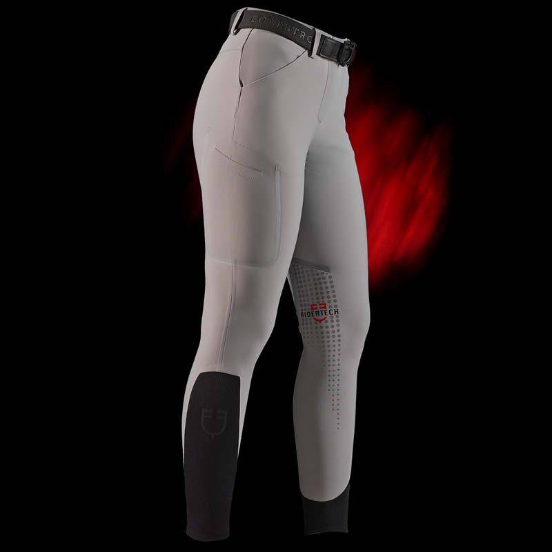 Equestro ridertechnology women slim fit riding breeches - 9922