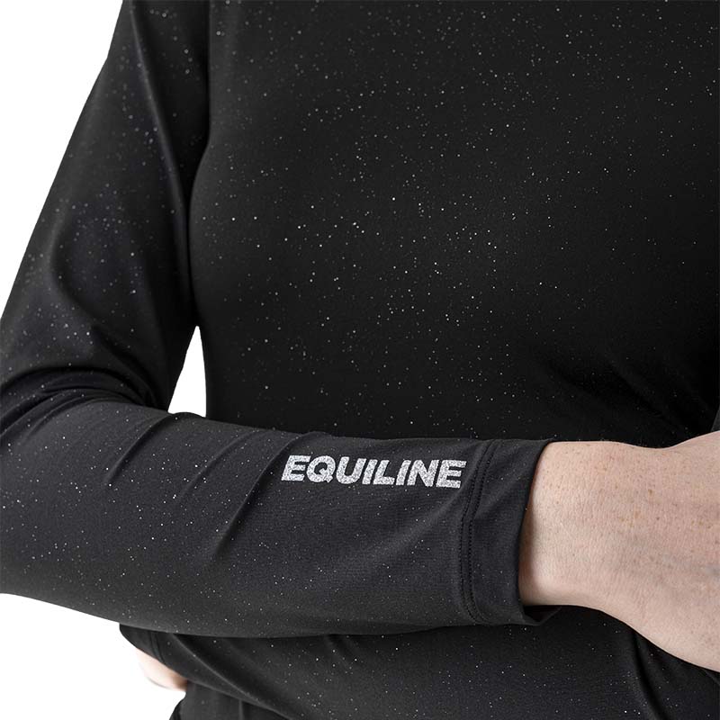 Equiline women's technical glitter shirt model gargeng - 9220
