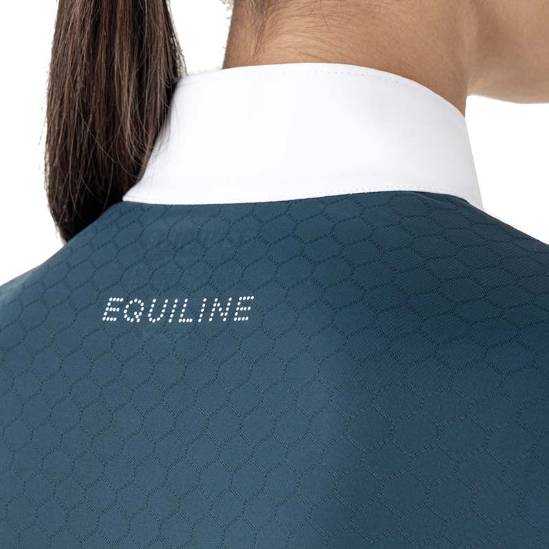 Equiline Competition Shirt bi-color mod. Estock - 9225
