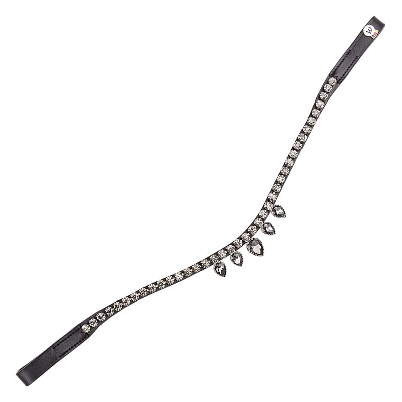 Waldhausen x-line diadem browband with pendant crystals