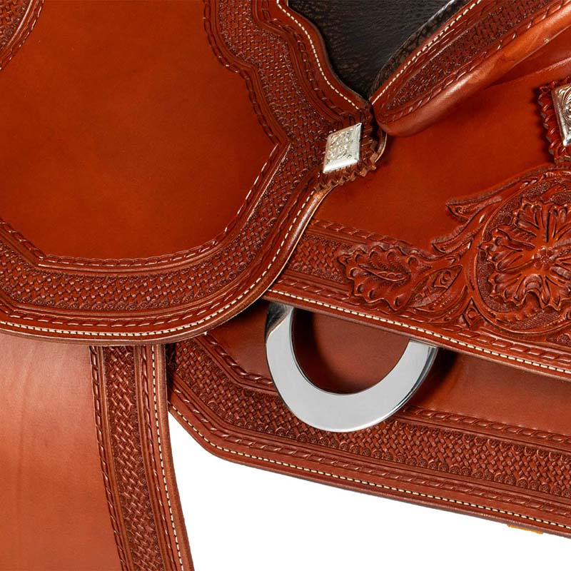 Western saddle west wood for cutting and team penning - 4922