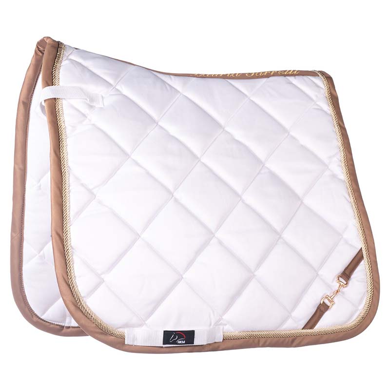 English saddlecloth hkm golden gate padded with cord - 3629